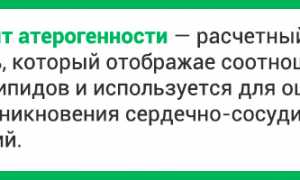 Как рассчитать коэффициент атерогенности пример